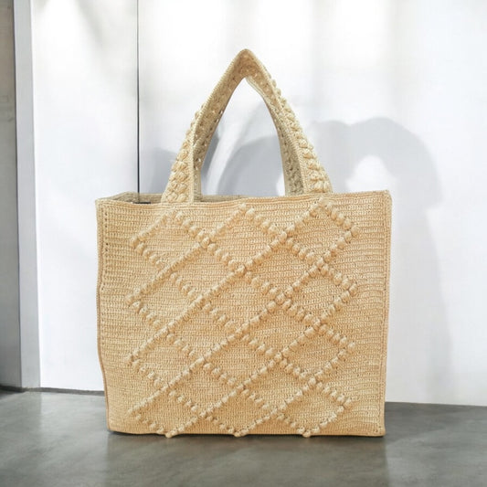 Sac en raphia crocheté Razay XXL sur commande