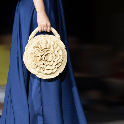 Eros - sac en raphia crocheté