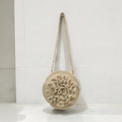 Eros - sac en raphia crocheté