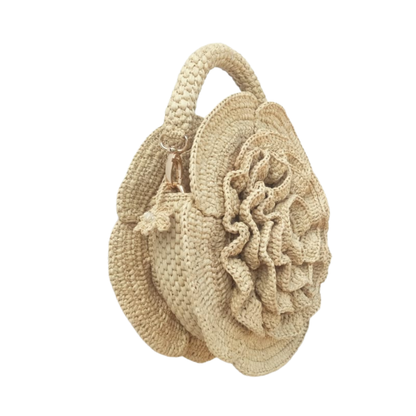 Eros - sac en raphia crocheté