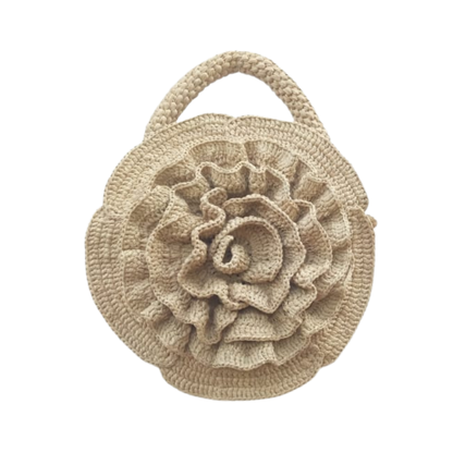 Eros - sac en raphia crocheté